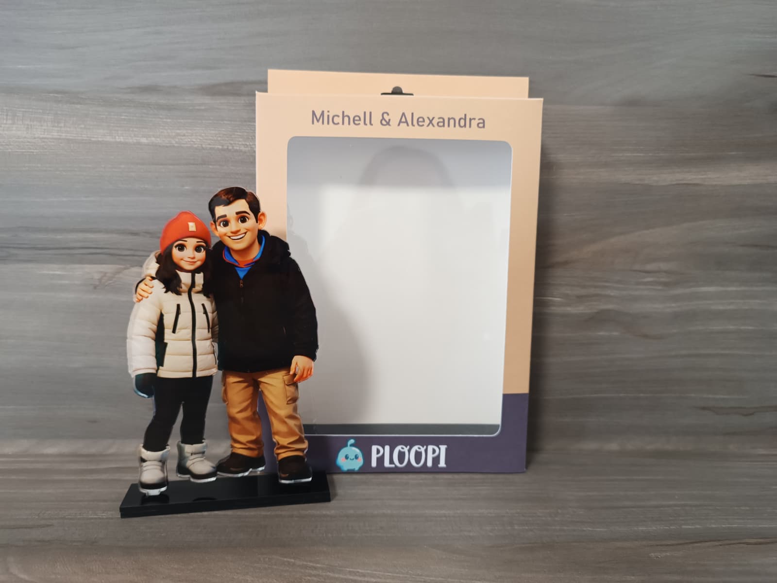 Ploopi Duo 👯♂️👩❤️👨💞 – Figura personalizada para parejas, amigos y más - Imagen 4