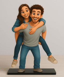 Figura personalizada para parejas o amigos – Ploopi Duo en caricatura