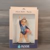 Figura personalizada Ploopi Kids de niña con traje de gimnasia rítmica, impresa en metacrilato y cortada a láser