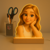Lámpara personalizada en metacrilato con diseño cartoon y base LED – Ploopi