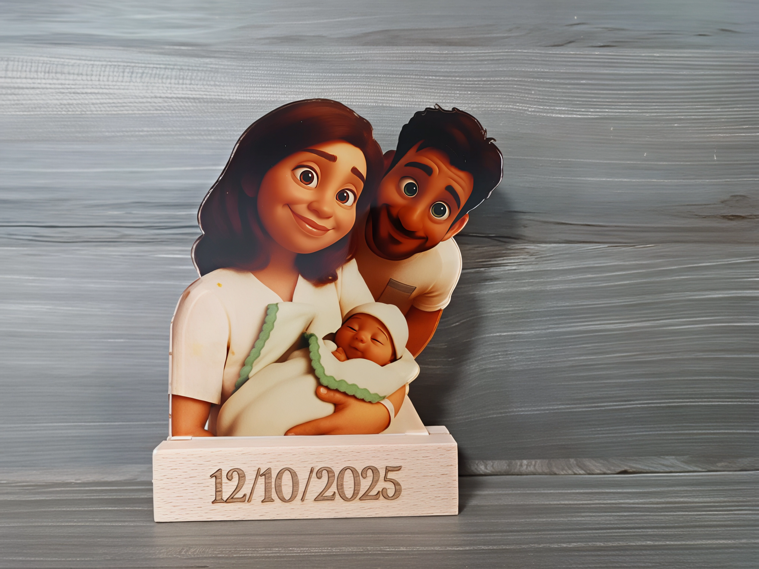 Figura Personalizada "Recuerdo de Nacimiento" – Un tesoro para siempre