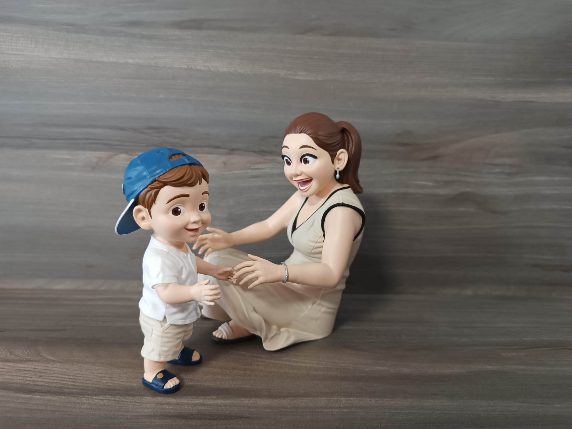Figura 3D personalizada estilo Cartoon impresa en 3D y pintada a mano
