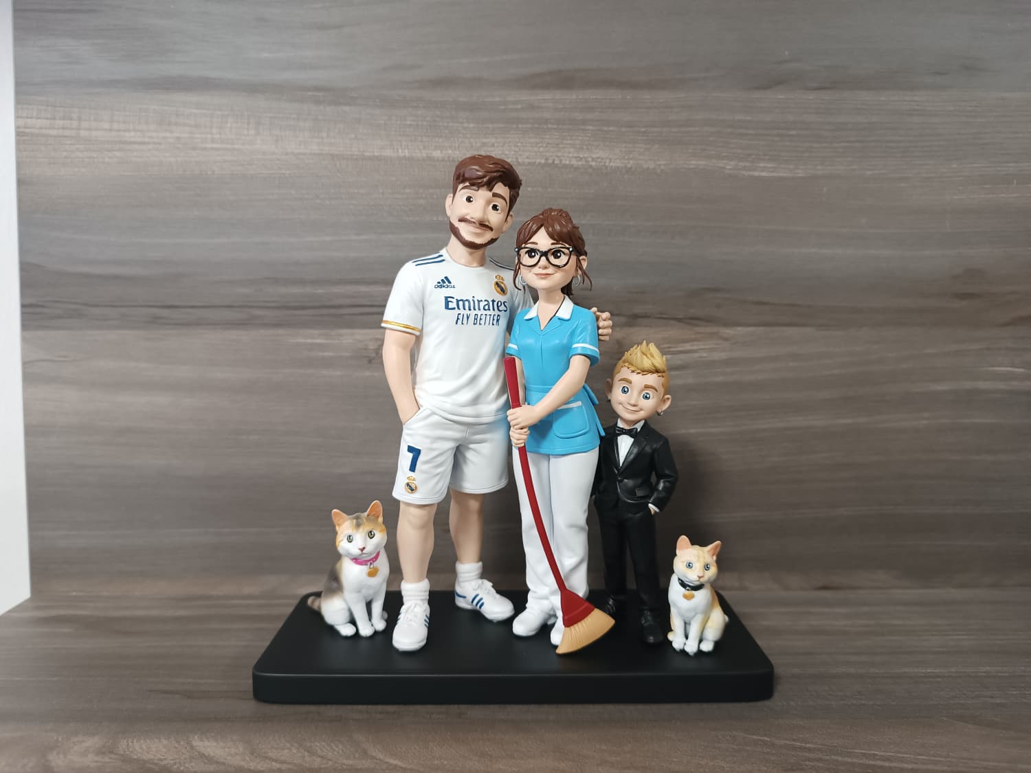 Figura 3D personalizada estilo Cartoon impresa en 3D y pintada a mano