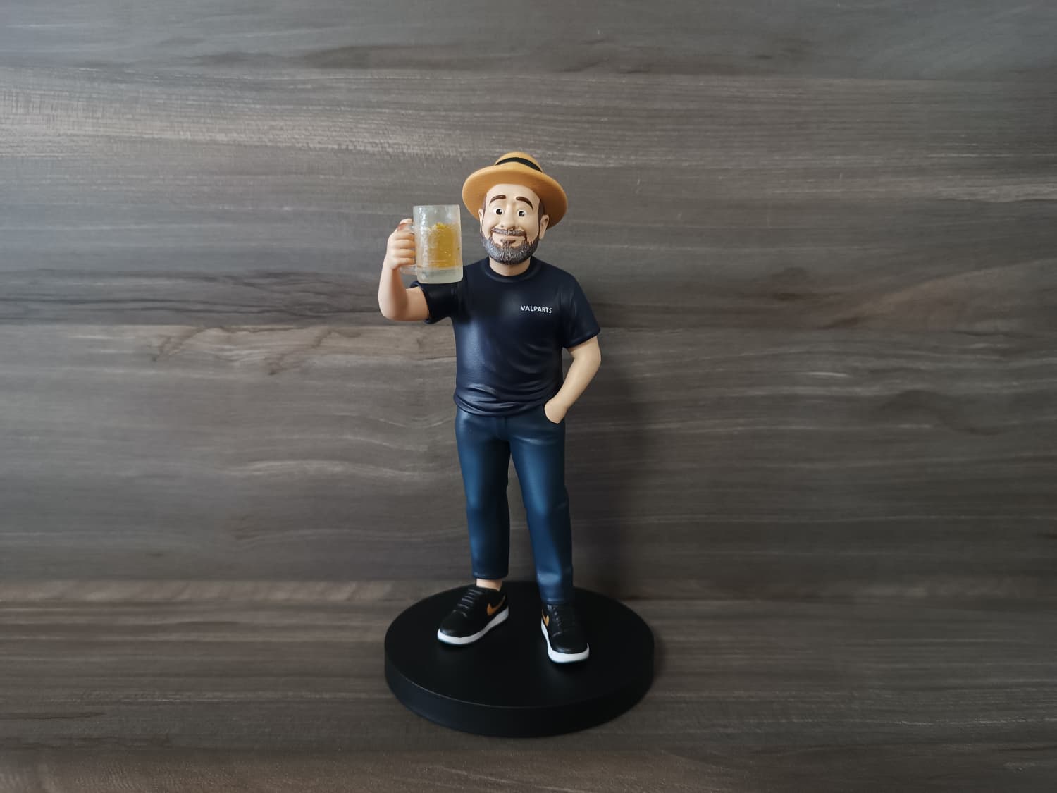 Figura 3D personalizada estilo Cartoon impresa en 3D y pintada a mano