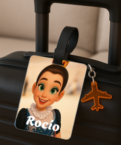 Identificador de maleta personalizado con foto | Ploopi