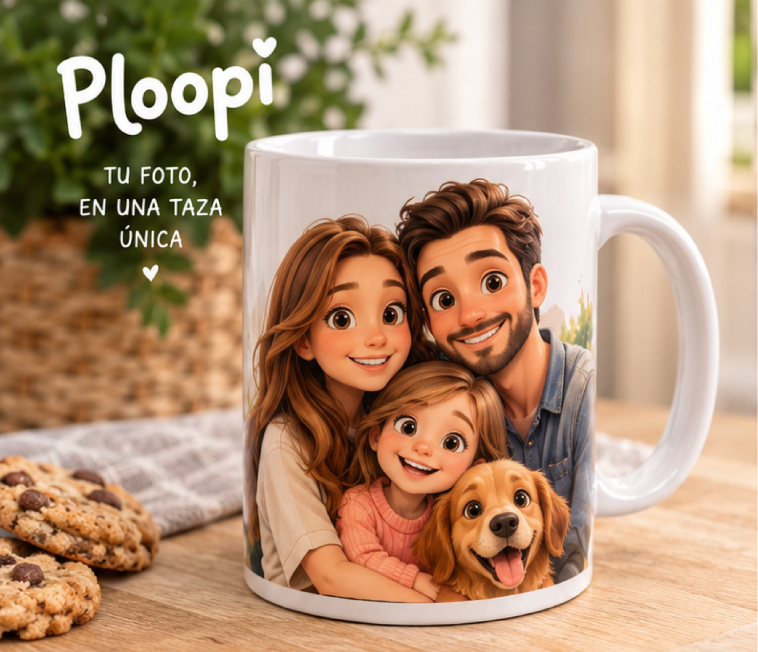Taza personalizada estilo Cartoon
